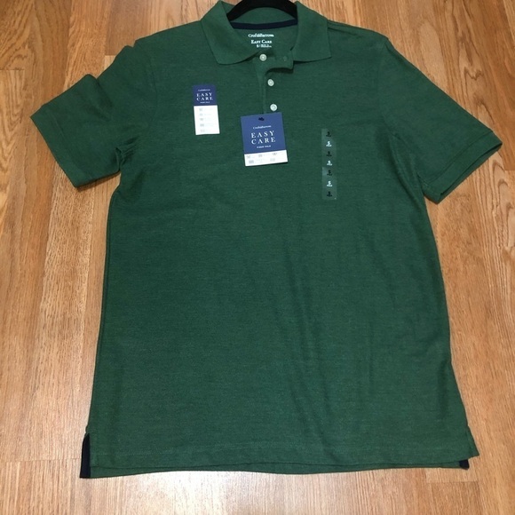 croft & barrow Other - Croft & Barrow Men's Easy-Care Polo. Green. Small